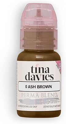 Tina Davies Professional X Perma Blend Brow Pigment - Ash Brown, 1/2oz