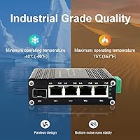 Steloproad Mini Industrial 4-Port Gigabit Ethernet POE+ Switch with SFP — image 5