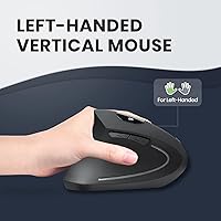 Perixx PERIMICE-713L Left-Handed Wireless Vertical Mouse — image 2