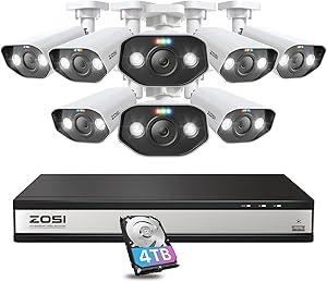 ZOSI 16CH 4K PoE NVR with 4TB HDD and 8×5MP Cameras Review