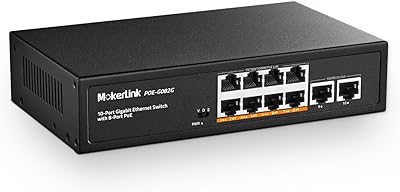 MokerLink POE-G082G 10-Port Gigabit PoE Switch