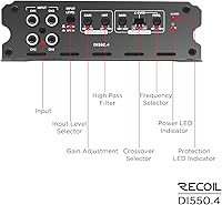 Recoil DI550.4 4-Channel Car Audio Amplifier — image 4