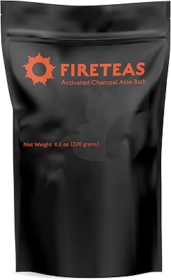 Fire Teas Activated Charcoal & Aloe Bath Salt