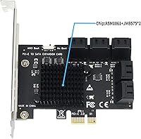 Trotwei SSU-10P-SATA3 10-Port SATA PCIe Expansion Card — image 5