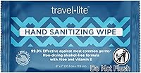 Travel Lite Alcohol-Free Hand Wipes with Aloe Vera and Vitamin E, 200ct — image 1
