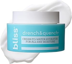Bliss Drench & Quench Hyaluronic Acid Cream to Water Moisturizer 1.7oz Review