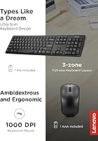 Lenovo 100 Wireless Keyboard and Mouse Combo — image 3