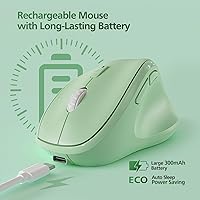 Micropack MP-V01B Ergonomic Vertical Wireless Bluetooth Mouse — image 3