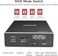 MAIWO K25272 Dual Bay Hard Drive RAID Enclosure 16TB — image 4