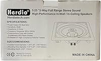 Herdio 5.25-Inch Passive Ceiling Speakers — image 9