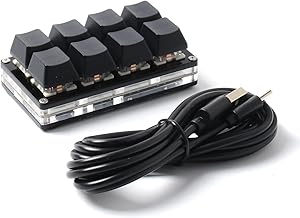 LICHIFIT 8 Keys Keyboard USB Interface Custom Copy Paste Shortcuts Review