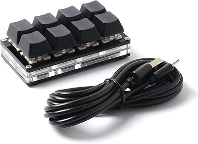 LICHIFIT 8 Keys Keyboard USB Interface Custom Copy Paste Shortcuts