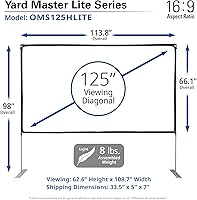 Elite Screens Yard Master Lite OMS125HLITE 125-inch Outdoor Projector Screen — image 7