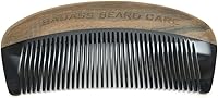 Badass Beard Care Black Series Fine Tooth Ox Horn Comb — image 1