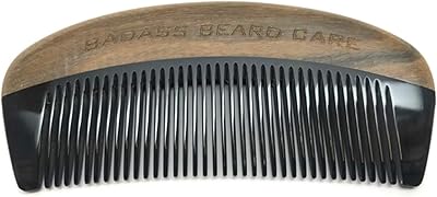 Badass Beard Care Black Series Fine Tooth Ox Horn Comb