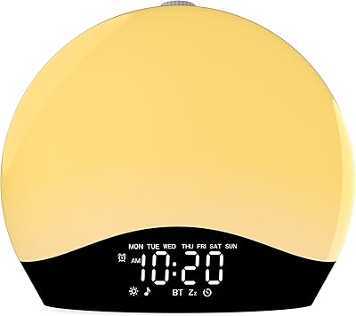 JALL K2 Wake Up Light Sunrise Alarm Clock