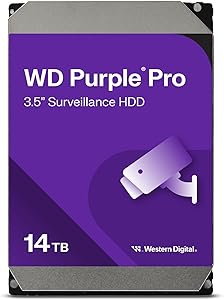 Western Digital 14TB WD Purple Pro Surveillance Hard Drive