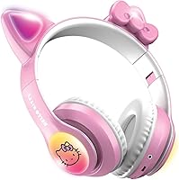 Hello Kitty Wireless Bluetooth Light-Up Headphones with Built-In Microphone — image 2