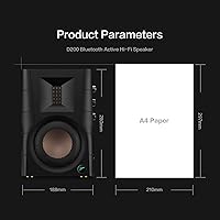 HiVi-Swans D200 Bluetooth Powered Bookshelf Speakers — image 8