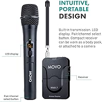 Movo WMX-7-TH Handheld Wireless Microphone System — image 3