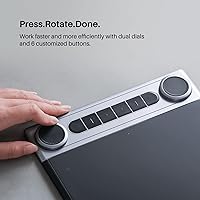 HUION Inspiroy Dial 2 Graphics Drawing Tablet 10.5″ x 6.56″ — image 2