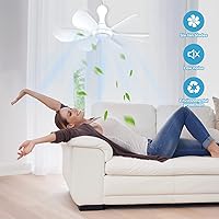 Xindejia USB Powered Small Ceiling Fan 16.5-inch — image 7
