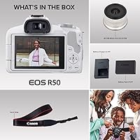 Canon EOS R50 Mirrorless Camera RF-S18-45mm F4.5-6.3 IS STM Lens Kit — image 9