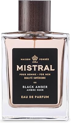 Mistral Men’s Black Amber Eau de Parfum 3.4 Oz
