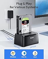 dockteck Dual Bay External Hard Drive Docking Station — image 5