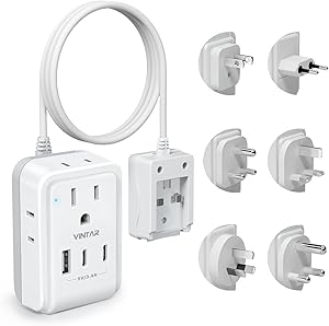 VINTAR Universal Travel Adapter Kit