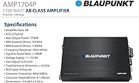Blaupunkt AMP1704P 1700W 4-Channel AB Class Amplifier — image 2
