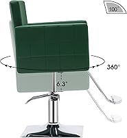 BarberPub Salon Chair 8821GR Green — image 7