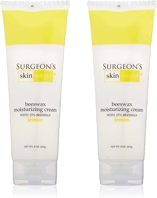 Surgeon's Skin Secret Beeswax Moisturizing Cream 8oz. Tube (2 Pack) - Lemon