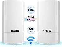 KuWFi CPE200 5.8G 900Mbps Outdoor WiFi Bridge — image 1