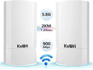 KuWFi CPE200 5.8G 900Mbps Outdoor WiFi Bridge Review
