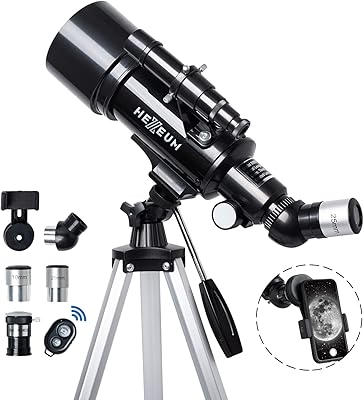 HEXEUM AZ50070 70mm Refractor Telescope