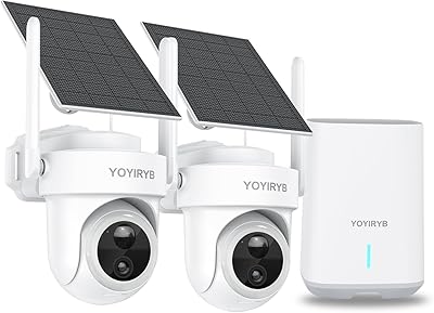 YOYIRYB Security Cameras Wireless Outdoor 4K