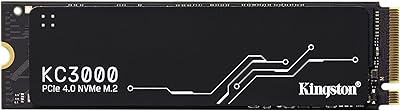 Kingston 512GB KC3000 PCIe 4.0 NVMe M.2 SSD