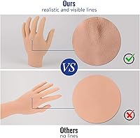 Medarchitect Silicone Henna Tattoo Practice Hand (Left Hand) — image 5