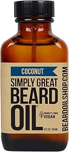 Simply Great Beard Oil Coconut Scent 3oz Review