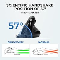 DeLUX Seeker M618XSD Wireless Ergonomic Vertical Mouse — image 2