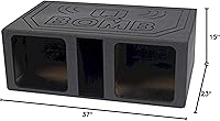 Rockville RQ12VL SQ Dual 12″ Vented Sub Enclosure Box — image 3