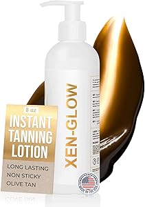 XEN-GLOW Dark Self Tanning Lotion 8oz Review