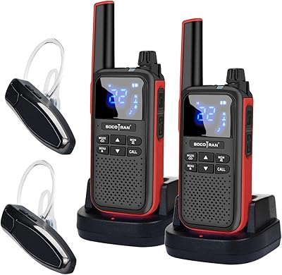 SOCOTRAN Walkie Talkies with Bluetooth Earpiece