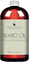Organic Pure Oil Unscented Beard Oil 32oz — image 1