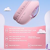 esonstyle S21 Kids Bluetooth Headphones — image 6