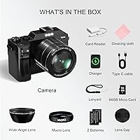 Yatao YT01 Digital Camera with WiFi, 64MP, 5K Video, Dual Cameras — image 9