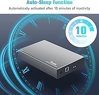 ikuai 3.5″ Hard Drive Enclosure USB 3.0 / USB C to SATA for 3.5 inch HDD & SSD, Up to 20TB — image 4