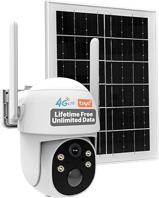 MOES S52 4G LTE Solar Security Camera