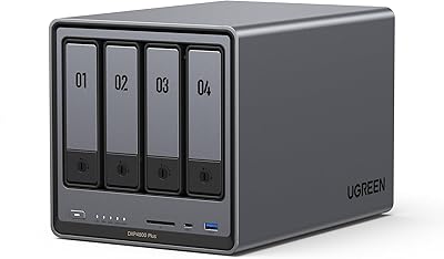 UGREEN NASync DXP4800 Plus 4-Bay NAS, 8GB RAM, 128GB SSD
